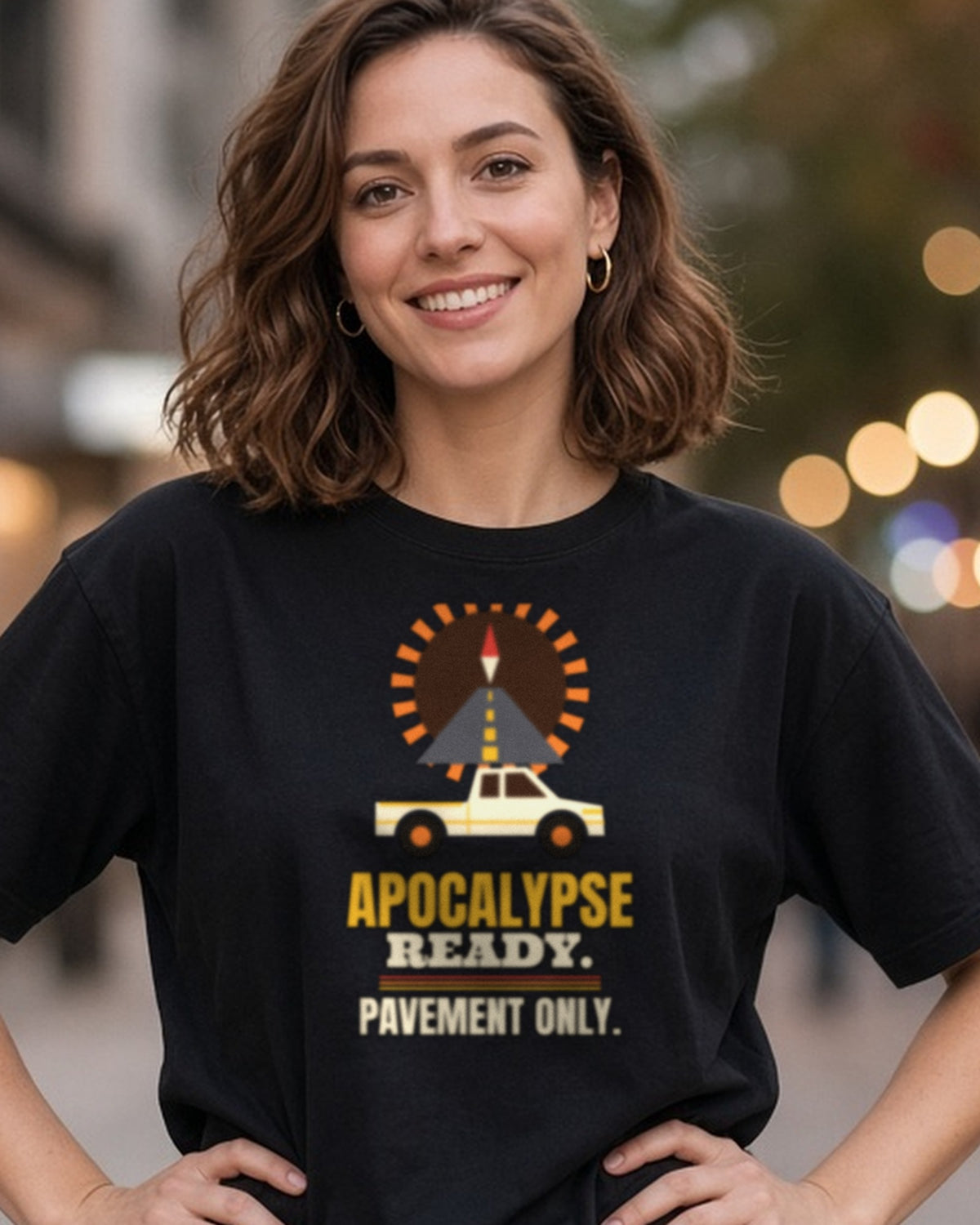Apocalypse Ready Pavement Only Shirt, Funny Truck Owner Tee, Pickup Driver Gift, Suburban Humor T-Shirt
