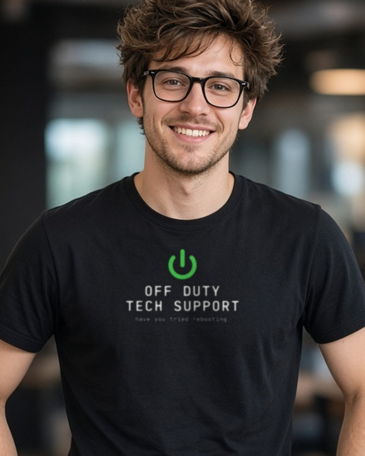 Off Duty Tech Support Shirt, Have You Tried Rebooting, Funny IT Tee, Programmer Gift, Nerd T-Shirt