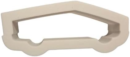 Tesla Cybertruck cookie cutter outline, angled view