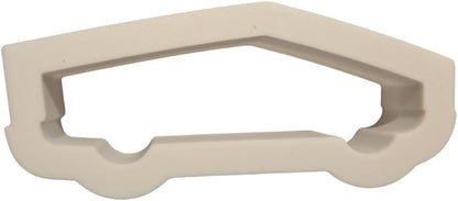 Tesla Cybertruck cookie cutter, side view