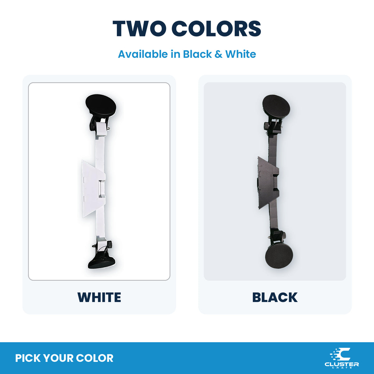 Starlink Mini suction cup mount - available in white and black